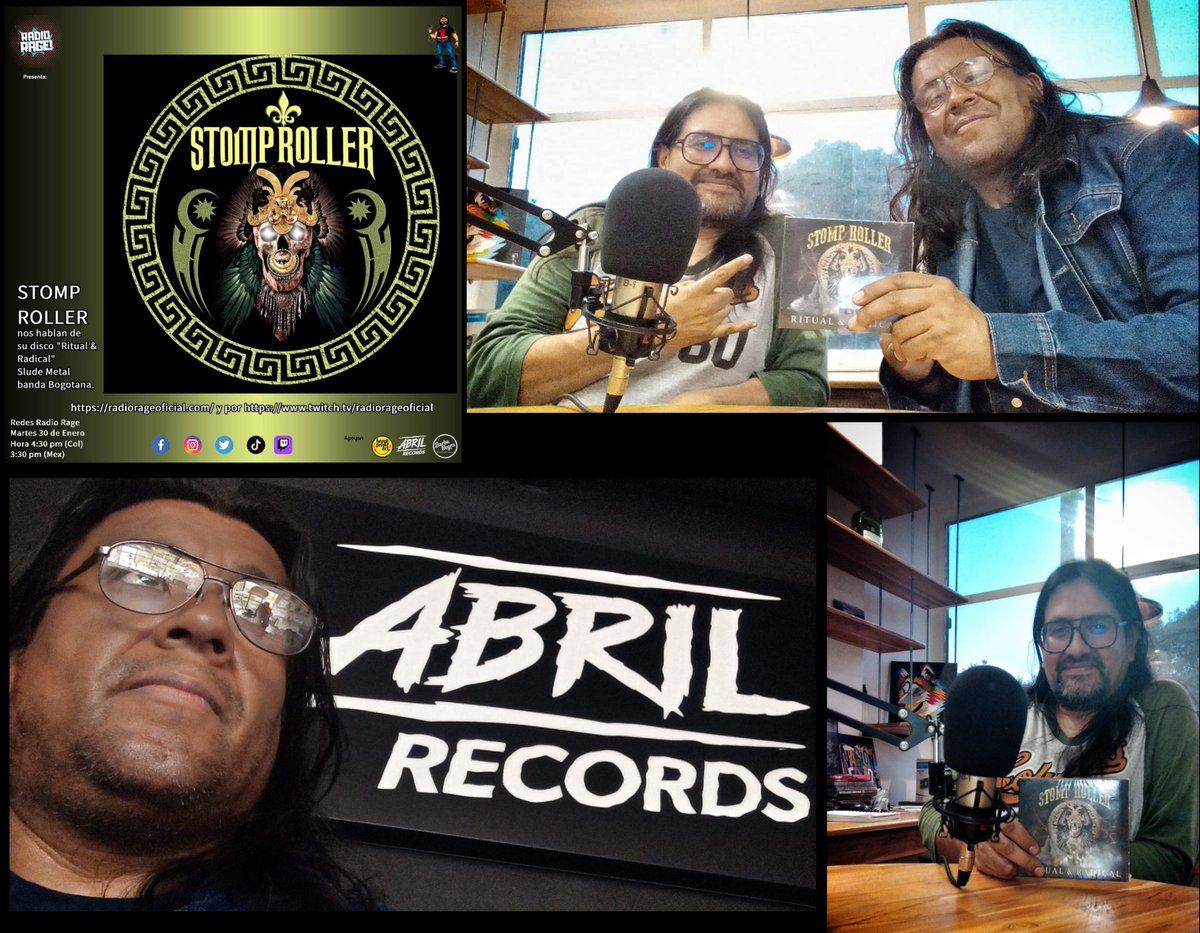 Ahora puedes ver y escuchar nuestra entrevista en RADIO RAGE @radiorageoficial Con el gran HENRY en YouTube:
youtu.be/Yd7AfkyObEQ?si…
#stomproller
stomproller.com
#sludgemetal
instagram.com/stomp.roller/
facebook.com/stomprollermet…
x.com/RollerStomp