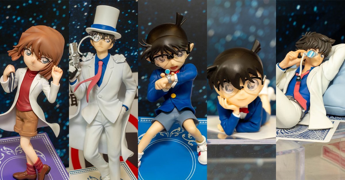 【第74回プライズフェア】セガプライズ『名探偵コナン』フィギュアで「コナン」「怪盗キッド」などが登場！ hobby-maniax.com/archives/105361