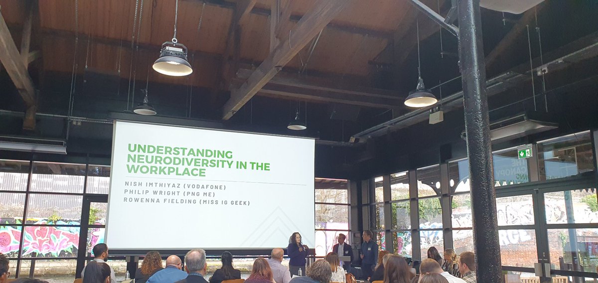 "Don't think of #autism as levels, think of it as a mosaic."  <a href="/MissIG_Geek/">Miss IG Geek she/her 🏳️‍🌈</a> speaking at the #DPAS conference today. 💡