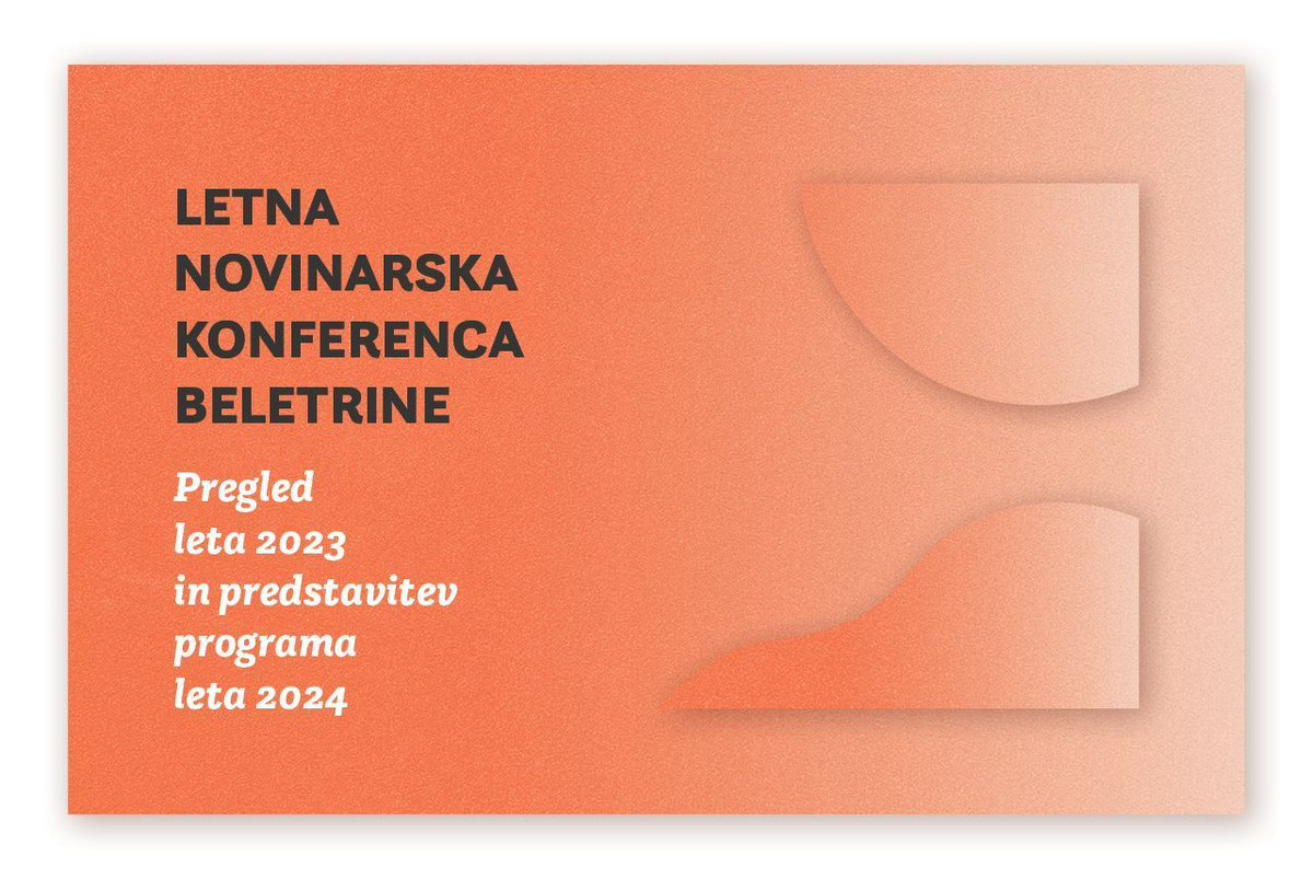 beletrina's tweet photo. Na letni novinarski konferenci smo danes predstavili dosežke in presežke preteklega leta, načrte za leto 2024 ter dolgoročno razvojno vizijo Beletrine. Izdali smo tudi nov katalog knjižnih izdaj, ki ga že lahko prelistate.

https://t.co/GrCyX1MVrE https://t.co/P9wGcoB02T