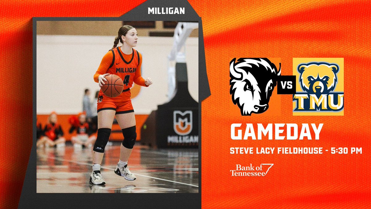 🏀It's GAMEDAY, presented by Bank of Tennessee!

<a href="/MilliganWBB/">Milligan Women’s Basketball</a> hosts Truett McConnell in a midweek <a href="/AACsports/">AAC Sports</a> matchup! #BuffStrong🦬

Live coverage: bit.ly/47JNScg