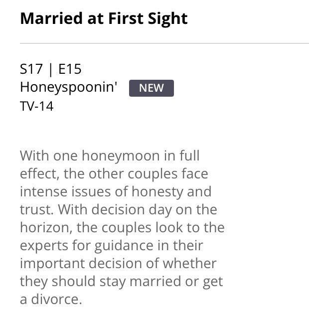 MAFSFan's tweet image. Happy Wednesday! 😀 Here’s what’s coming up on Married At First Sight tonight! Not sure what these “experts” are that the preview references? 🤔/s #marriedatfirstsight #mafs #mafs17