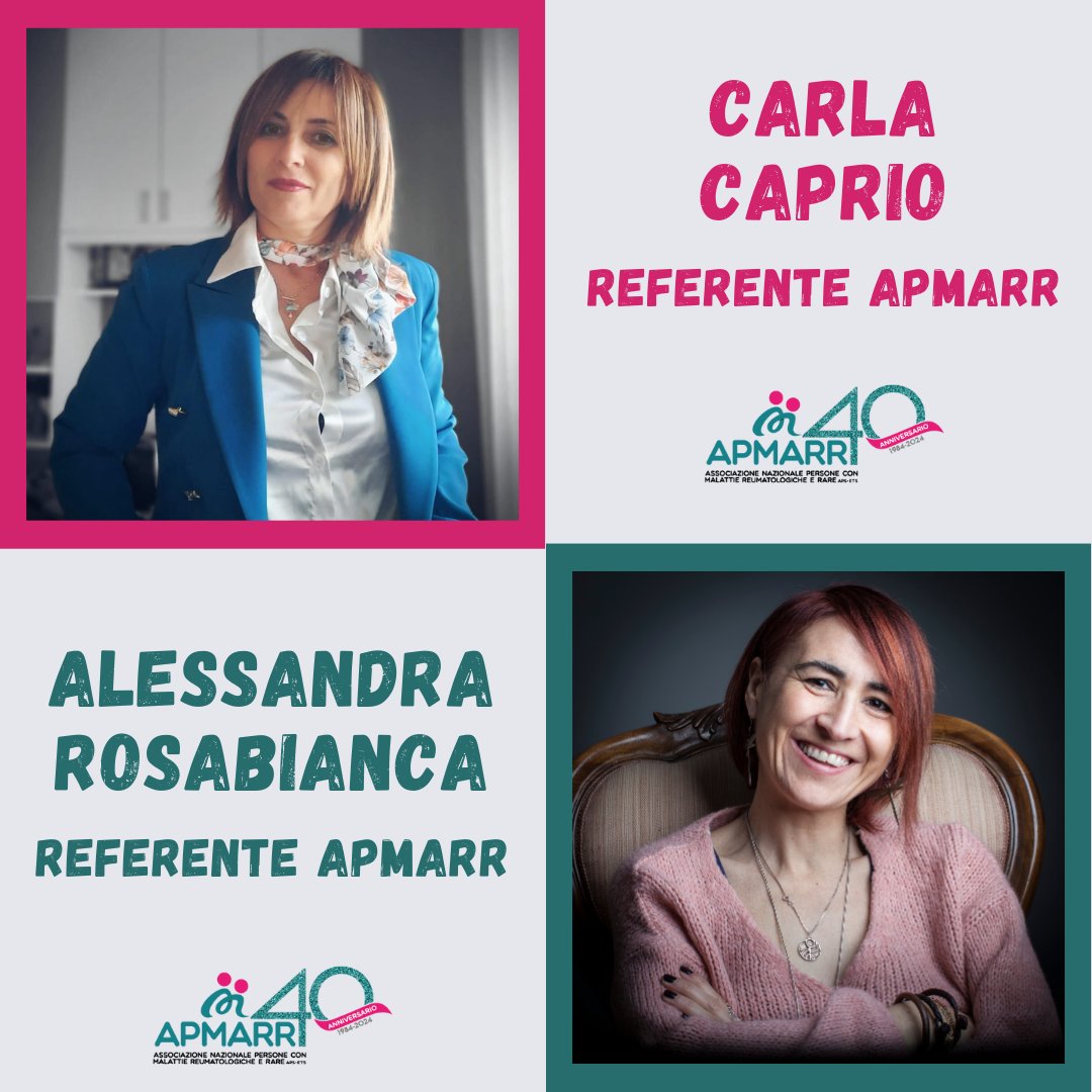 💚 Siamo felici di dare il benvenuto nella nostra squadra alle nuove referenti APMARR Carla Caprio e Alessandra Rosabianca!🤩

👉 Carla e Alessandra hanno già collaborato a molti progetti e iniziative di #APMARR

Buon lavoro e buon divertimento!