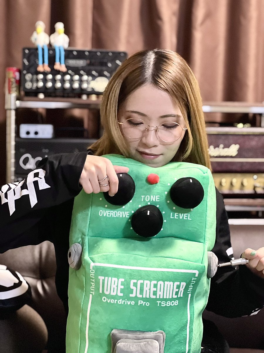 歪みが足りないっ！！！ #Ibanez #ts808 #クッション