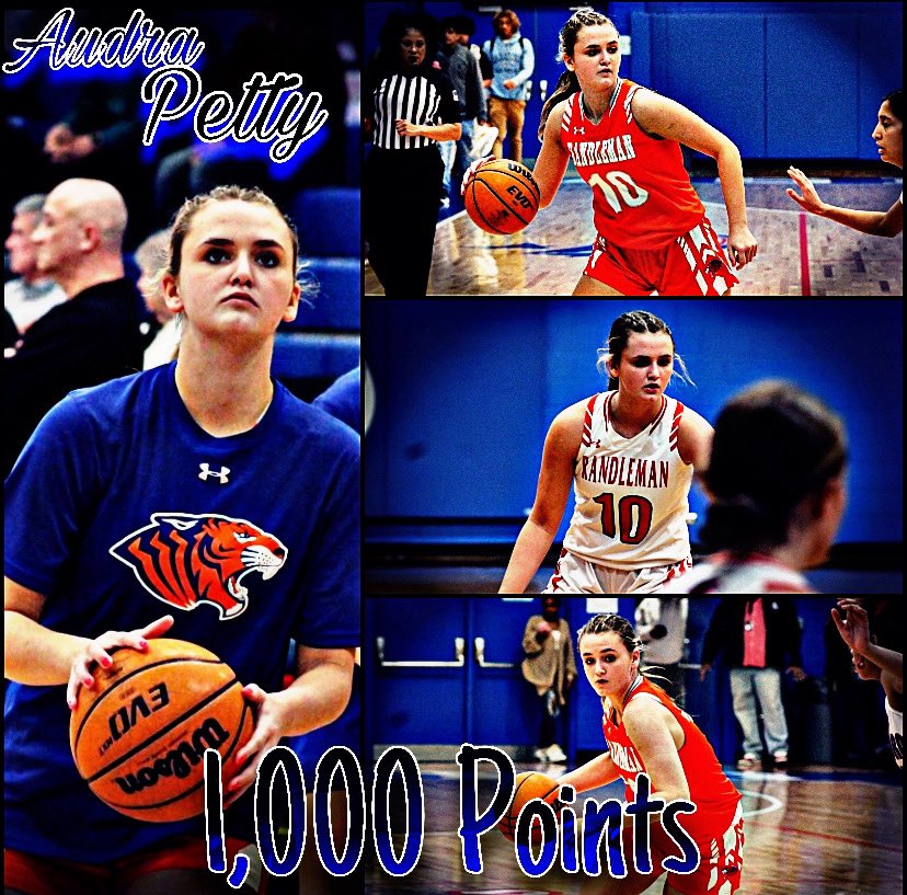 Tiger Women's Hoops (@randlemanwbb) on Twitter photo Congrats to <a href="/petty2024/">Audra Petty</a> on reaching 1,000 career points in last nights win over ER! We are proud of you Audra! Congrats to <a href="/petty2024/">Audra Petty</a> on reaching 1,000 career points in last nights win over ER! We are proud of you Audra!