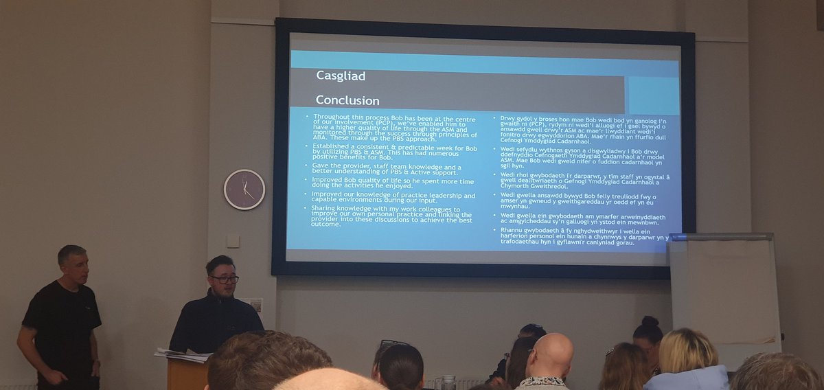 Such a huge sense of pride listening to colleagues reflecting on implementation of Positive behaviour support (PBS) into the third sector #practiceleadership #northwalestogether