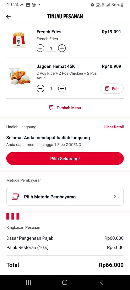 brigithanr's tweet photo. inisiatiflah saya download kfc apps dan taraaaa aku kasi takeaway &amp; dinein 
hellow beda 3-5K/ pelanggan sehari brapa pelanggan, bisa kali sebulan kebeli tuh gerai kaepci 🤗😭 @KFCINDONESIA @kfc 
muka ibunya terlampir maaf bukan mematikan rejeki org lebih ke gedek ama KEBOHONGAN!! https://t.co/m0LfjYC2nT