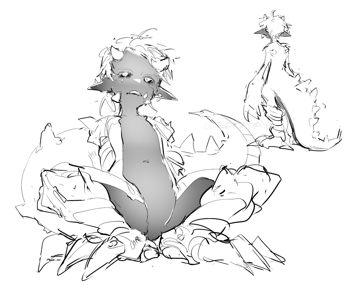 そのうち描きたい竜の子… 