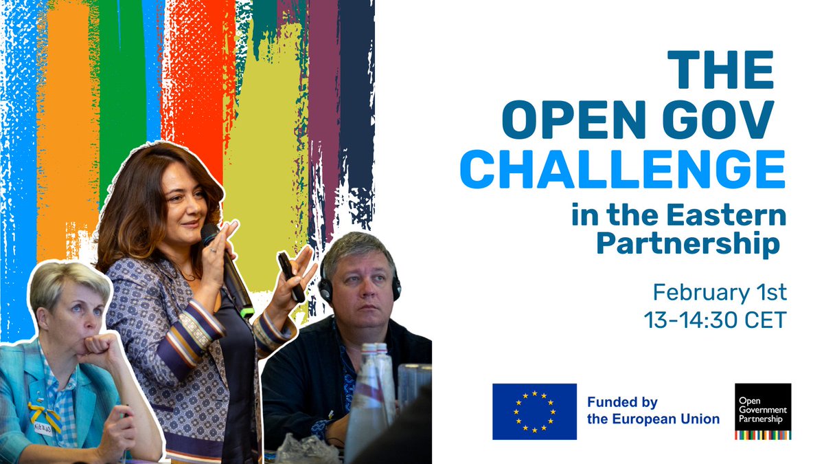 opengovpart's tweet photo. Discover how the #OpenGovChallenge can help raise ambitions for #open gov reform in 🇦🇲🇬🇪🇲🇩🇺🇦. 

Join us tomorrow!

Register here: https://t.co/AXhajQ8cz2 

#EU4Integrity #EasternPartnership https://t.co/pAFeNbbsxy