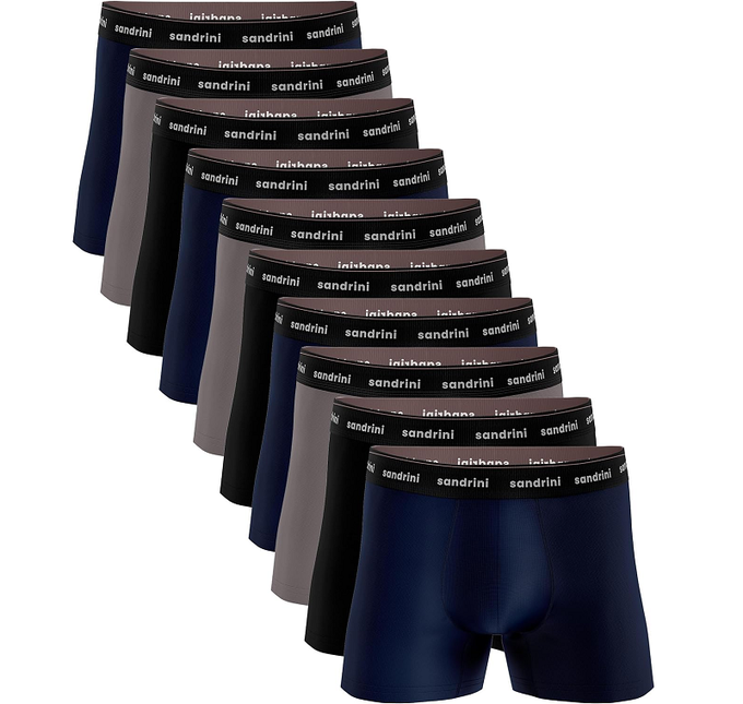 Kit 10 Cuecas Boxer Polo 100% Algodão Box Atacado Masculinas