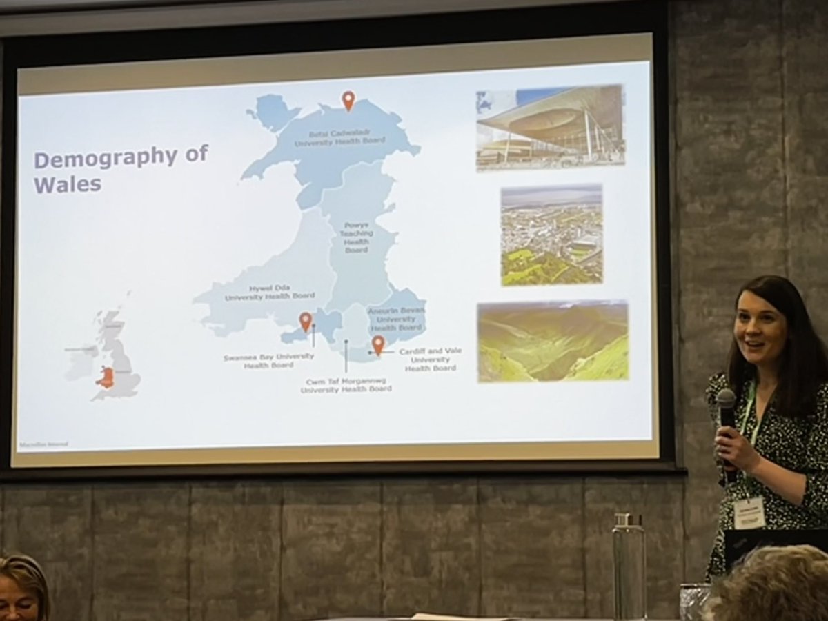 Great to have <a href="/RachelEvansMK/">Rachel</a> from <a href="/WalesCancerNet/">Tîm Cenedlaethol Canser | National Cancer Team</a>  giving the prehab update from Wales #prehabsummit <a href="/macmillancancer/">Macmillan Cancer Support</a> - aiming for equitable and accessible service across the nation!