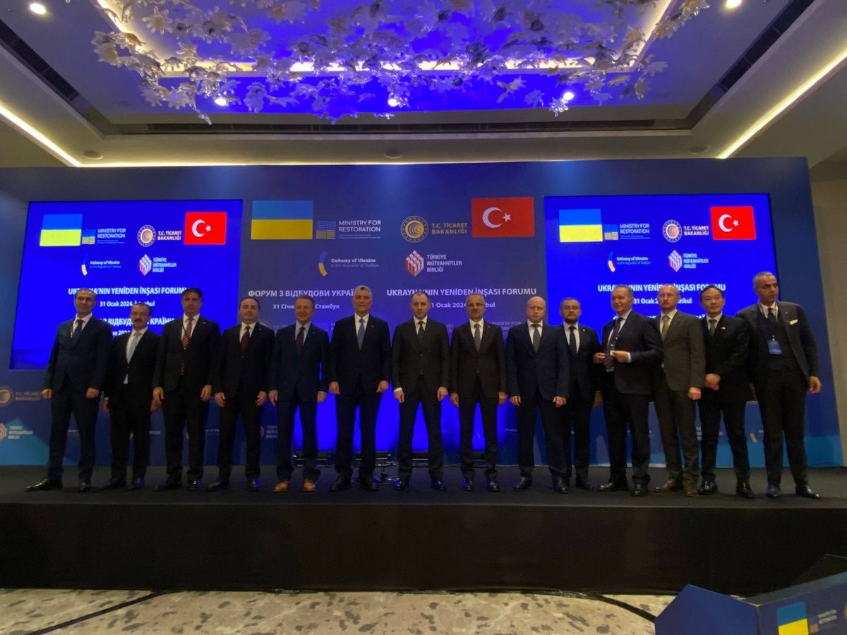 🇺🇦🇹🇷Started a new path of cooperation by signing terms of reference for the Reconstruction Task Force. 🤝Together w/ @omerbolatTR we established platform for determining cooperation areas and the infrastructure projects for the recovery of Ukraine for sharing experiences and…