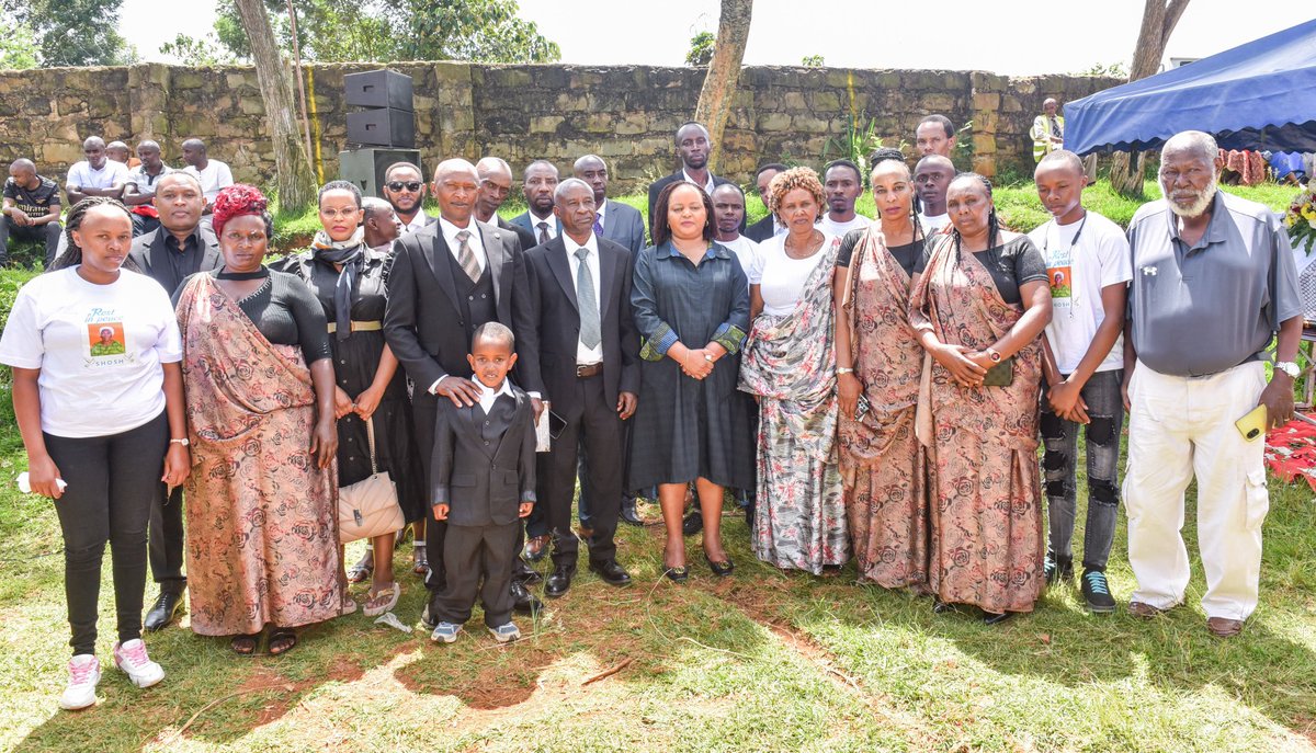 AnneWaiguru's tweet photo. A matriarch Esther Muthoni Kahiro was laid to rest today in Gatundu North, Kiambu County. She was the mother to George Kiragu who serves as part of  my security detail for over 10 years. We celebrate a woman who worked with her hands for her family all her life and ensured each of her children grew up to be the best they could be. May her family be comforted in the assurance of her rest in Christ.

@KWamatangi @Kirinyagabunge