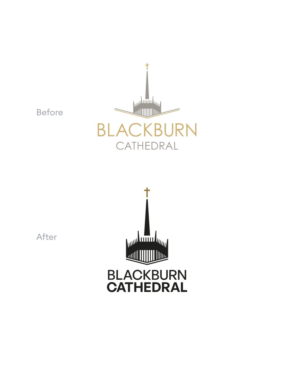We recognised the profound work <a href="/bbcathedral/">Blackburn Cathedral</a> does &amp; knew that their existing brand identity didn’t reflect this. We proposed a brand refresh to promote the cathedral as a landmark &amp; tell the story of their work within the community.