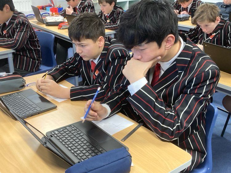 shrewsburyhouse's tweet photo. A brilliant showcase of mathematical brilliance at the Intermediate Maths Challenge this morning! Our maths enthusiasts fearlessly took on challenging questions meant for older students. The tangible tension underscored their curiosity and courage! #FutureMathletes #Curiosity https://t.co/OeAXS7VlIq