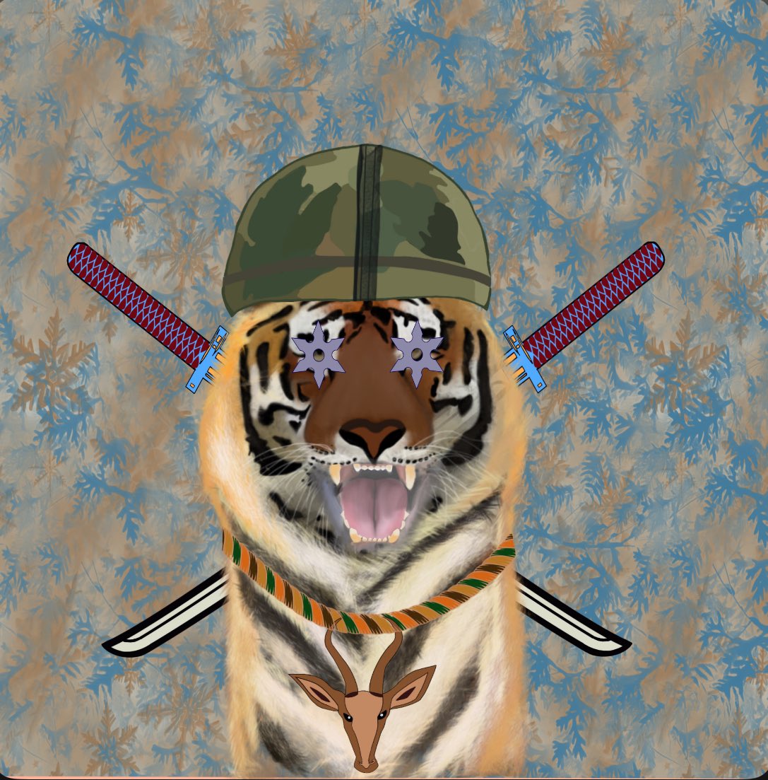 opensea.io/collection/tig…
NFT collection on <a href="/opensea/">OpenSea</a> 

#NFT #NFTArt #NFTs #nftcollector #NFTCommunity #opensea #cryptoart #digitalart #art #crypto #Ethereum #web3 #animals #metaverse #collectibles #investment #futureofart #web3art #metaverseart #daoart #collectibleart