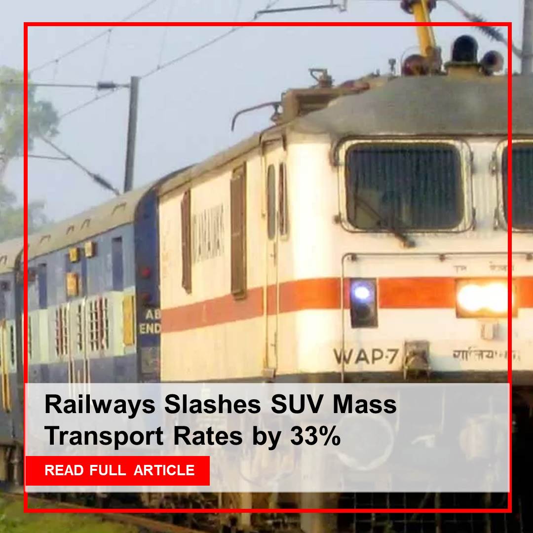 CWmagazine's tweet photo. Railways slash SUV and mass transport rates by 33%!
Read the Entire Article: https://t.co/PzWbVGaNUb
.
.
#ConstructionWorld #RailwayPolicy #TransportationTrends #InfrastructureImpact https://t.co/PxYEaytBk7