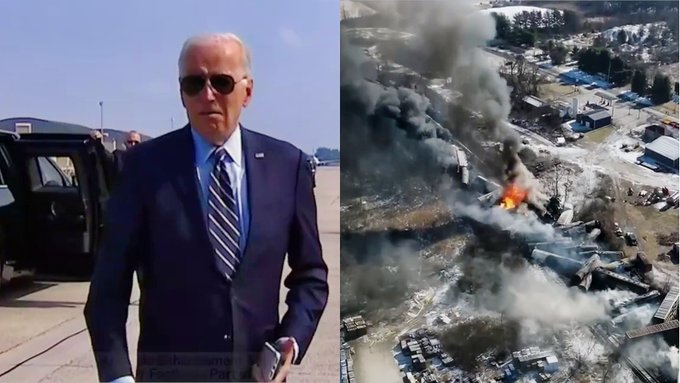 JUST IN: Biden To Visit East Palestine — Site of Ohio Train Disaster — On 1-Yr Anniversary