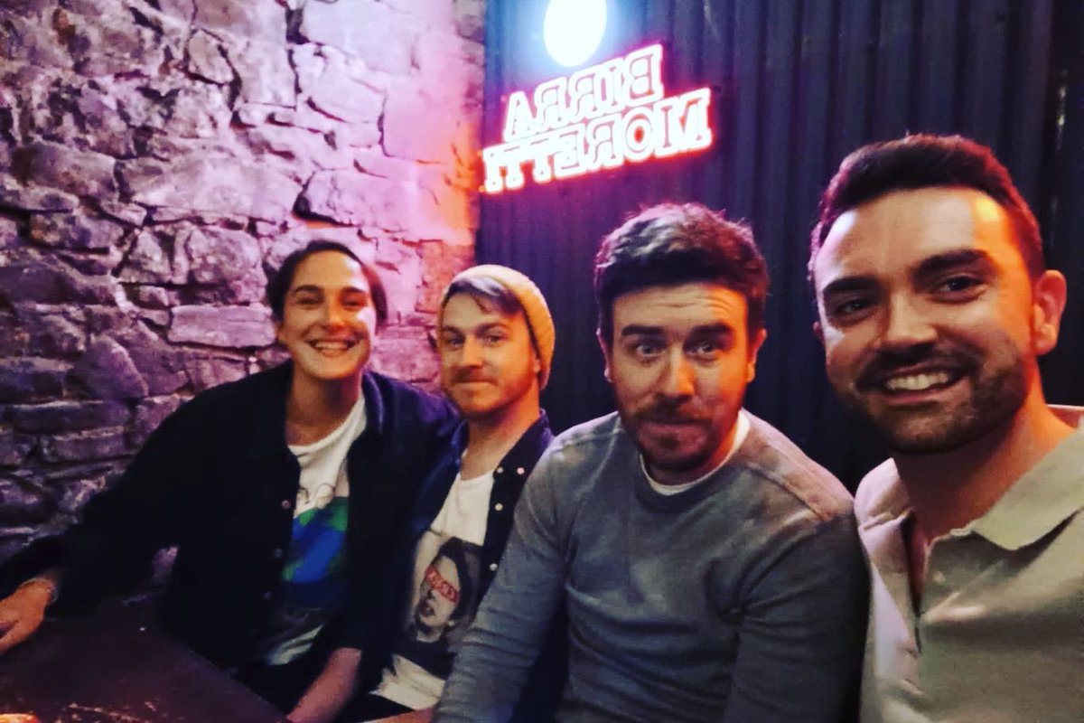 Trying to find our best side in Limerick before our gig in The Record Room with Leevy ❤️