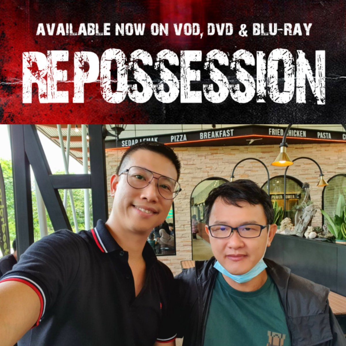 Repossession: The Film (@repossessionsg) on Twitter photo We wrapped principal photography on this day in 2018! Here's a recent pic with Director of Photography Chow Woon Seong 😁
Get #RepossessionFilm on #VOD in USA/CAN at #LinkInBio
<a href="/RepossessionSG/">Repossession: The Film</a> by <a href="/gohmingsiu/">Goʜ Ming Siu</a> <a href="/scottchillyard/">Scott C. Hillyard</a> #MonkeyAndBoar
#indiefilm #arthousehorror #indiehorror We wrapped principal photography on this day in 2018! Here's a recent pic with Director of Photography Chow Woon Seong 😁
Get #RepossessionFilm on #VOD in USA/CAN at #LinkInBio
<a href="/RepossessionSG/">Repossession: The Film</a> by <a href="/gohmingsiu/">Goʜ Ming Siu</a> <a href="/scottchillyard/">Scott C. Hillyard</a> #MonkeyAndBoar
#indiefilm #arthousehorror #indiehorror