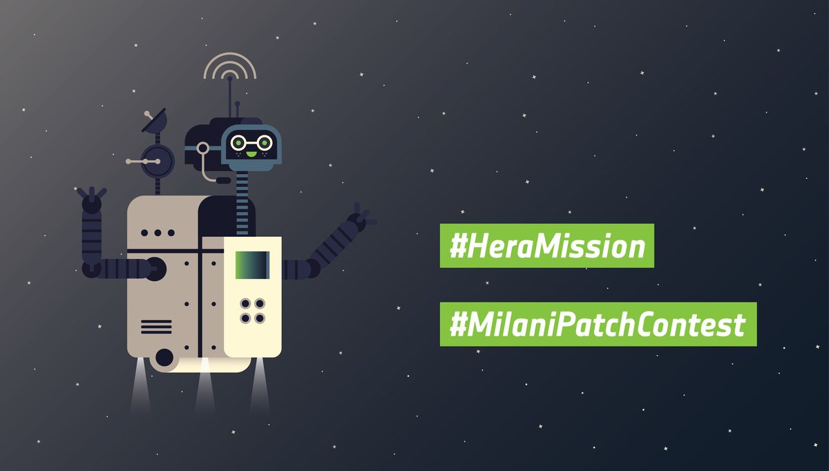ESA_Tech's tweet photo. 🚨🚨🚨Calling all artists &amp; designers! 🚨🚨🚨

⏰You have 1 month left to try &amp; become part of space history! Design a mission patch for our Milani #CubeSat flying to the #Dimorphos 🪨 #asteroid on🛰️ #HeraMission!

#MilaniPatchContest👉More information https://t.co/qA1qA5piP6 https://t.co/iQZRjYSM32