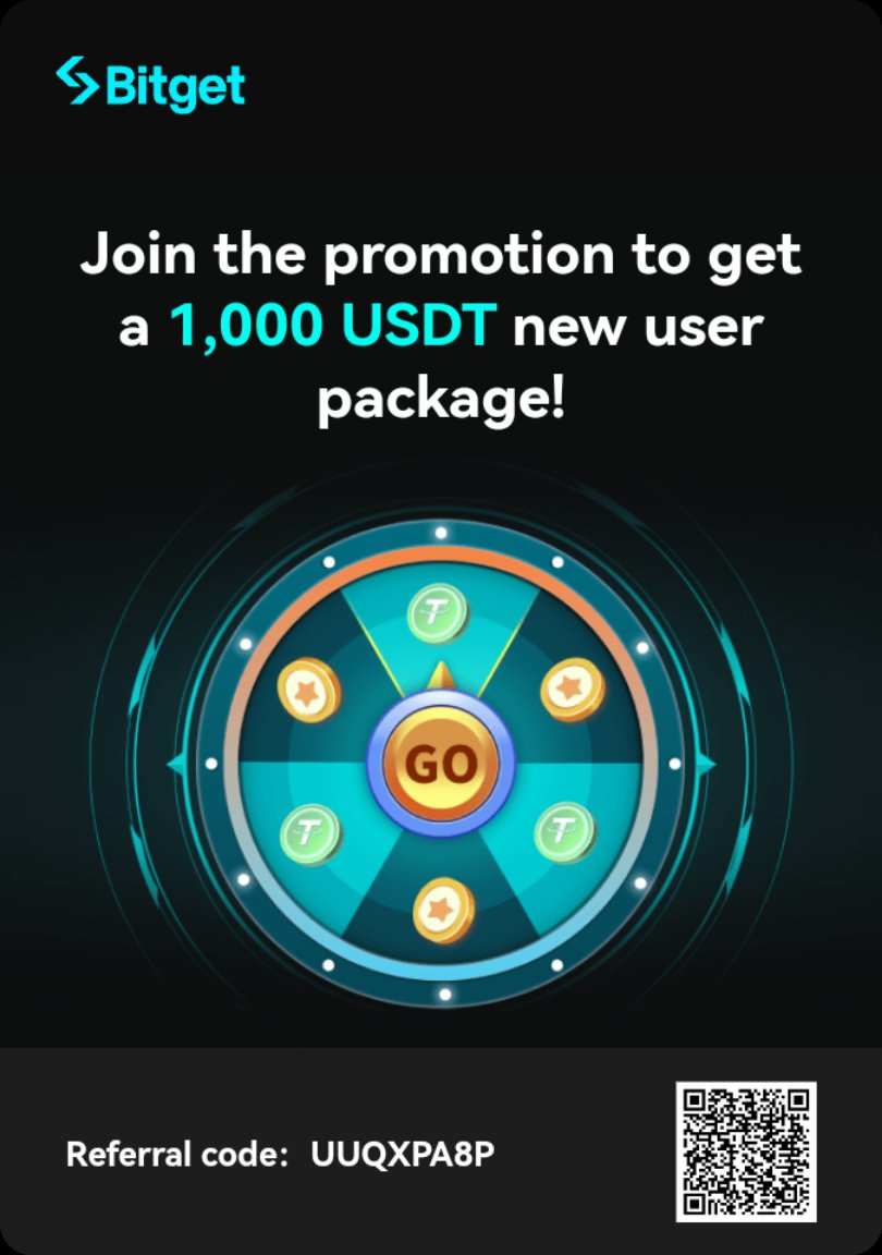 Please～I'm trying to get 100 USDT for free. Can you help me? You can also participate and get it！#FortuneWheel #Bitget

bitget.com/referral/regis…