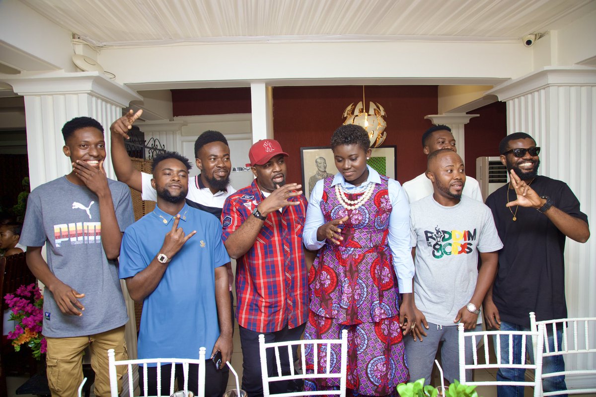 efiadahemaa's tweet photo. My official Guinness World Records - Record Attempt 
Longest Singing Marathon Individual DJs :
MERQURY QUAYE
DJ IKON
DJ STICKER
MR SHARK
DJ FANTASTIC
DJ LEGEND
DJ NESTO
DJ MARK
DJ SLEEK
DJ STICKER

Powered by the DJs Union of Ghana (DJUGA) https://t.co/RcE2pkOBiU