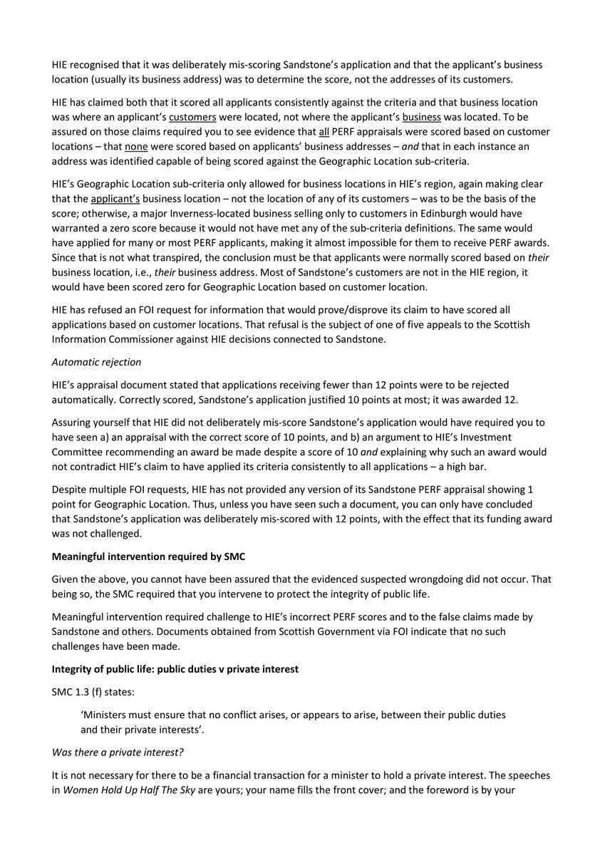 StridentPublish's tweet photo. As @NicolaSturgeon attends #CovidInquiryUK, reminder she resigned refusing to address these detailed allegations she broke #ScottishMinisterialCode re publisher-of-her-speeches #SandstonePress (bust after losing c£1m public).

#transparency? https://t.co/giVrUuFJ1s