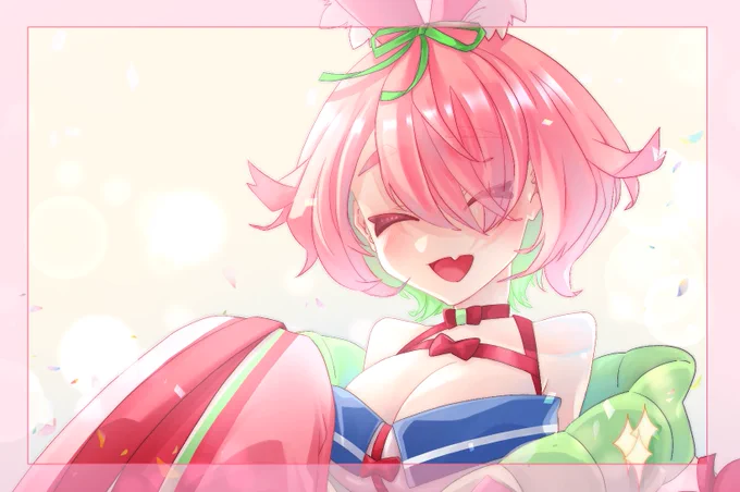 #もっとももちゃんあーと 桃ちゃんのこれからの旅路が幸せいっぱいになりますように 
