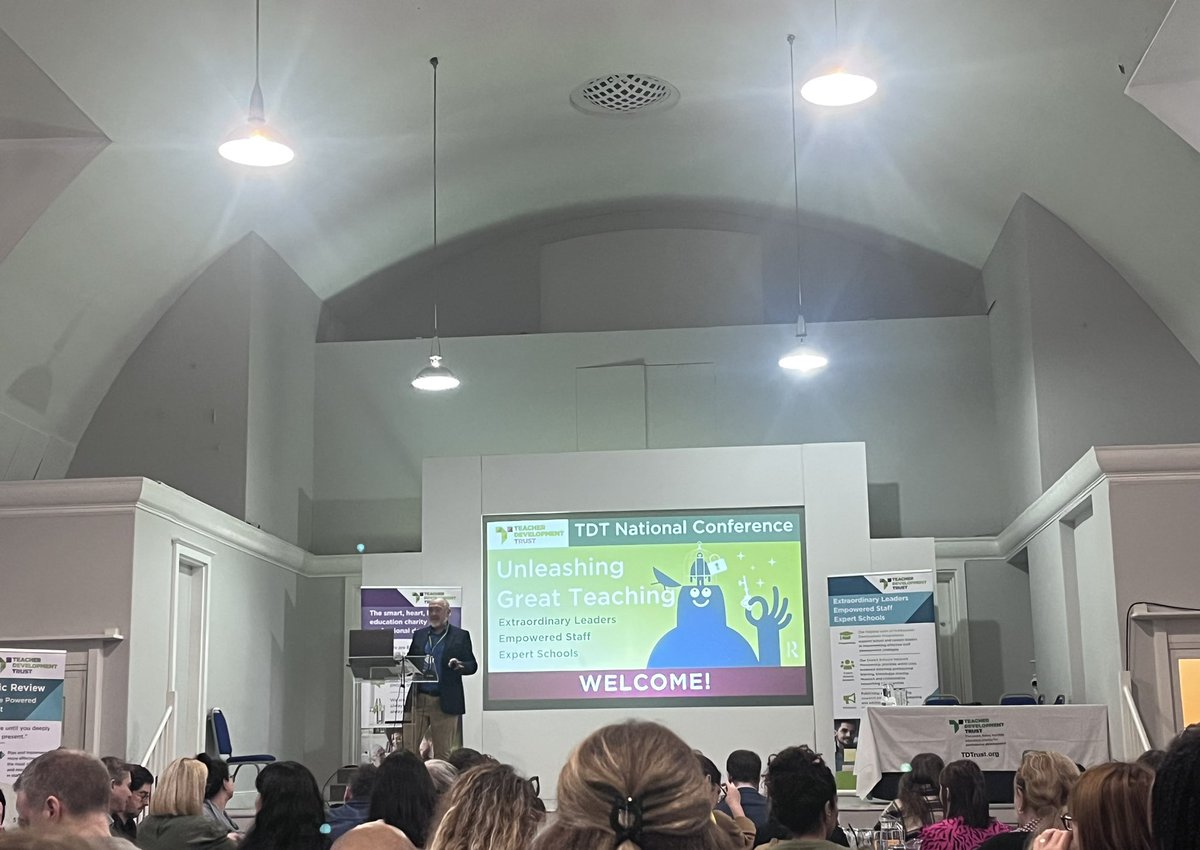 An immersive day of learning at the <a href="/TeacherDevTrust/">Teacher Development Trust</a> conference exploring how leaders can continue to unleash great teaching, creating the right culture and open our minds to using AI as a tool for instructional coaching.