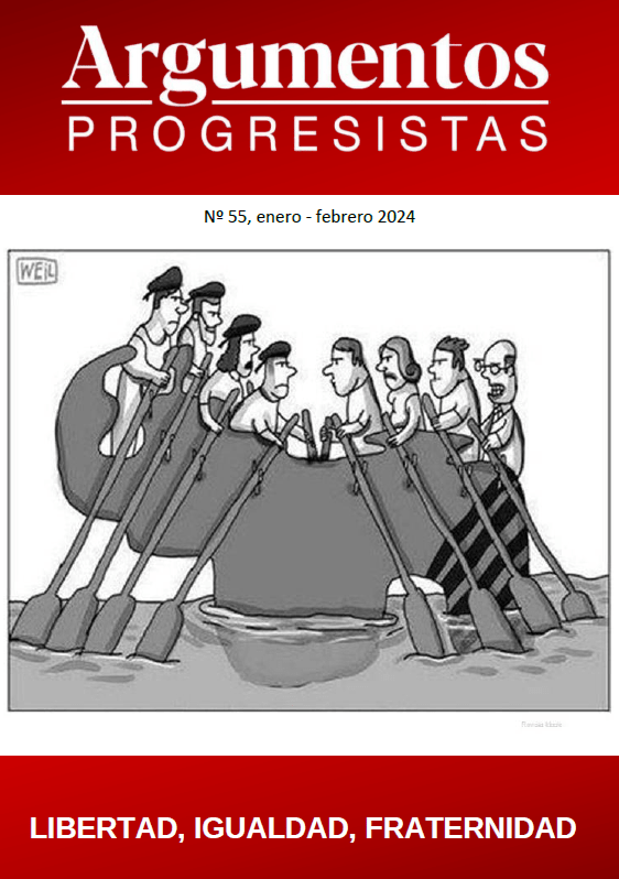 Argumentos Prorresistas N.º 55 - LIBERTAD, IGUALDAD, FRATERNIDAD -
argumentosprogresistas.org
<a href="/EnriquedelTeso/">Enrique del Teso</a> <a href="/VMayoralCortes/">Victorino Mayoral</a> <a href="/MartaCarmonaOs/">Marta Carmona</a> <a href="/MasMadrid__/">Más Madrid</a> <a href="/Montagut5/">Eduardo Montagut</a>