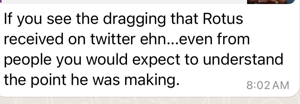 Rotankwot's tweet image. Nigeria has an education problem. I am constantly reminded of this on this app

Simple comprehension evades so many so they lazily latch unto the lowest hanging fruit possible in order to generate faux outrage 🤓