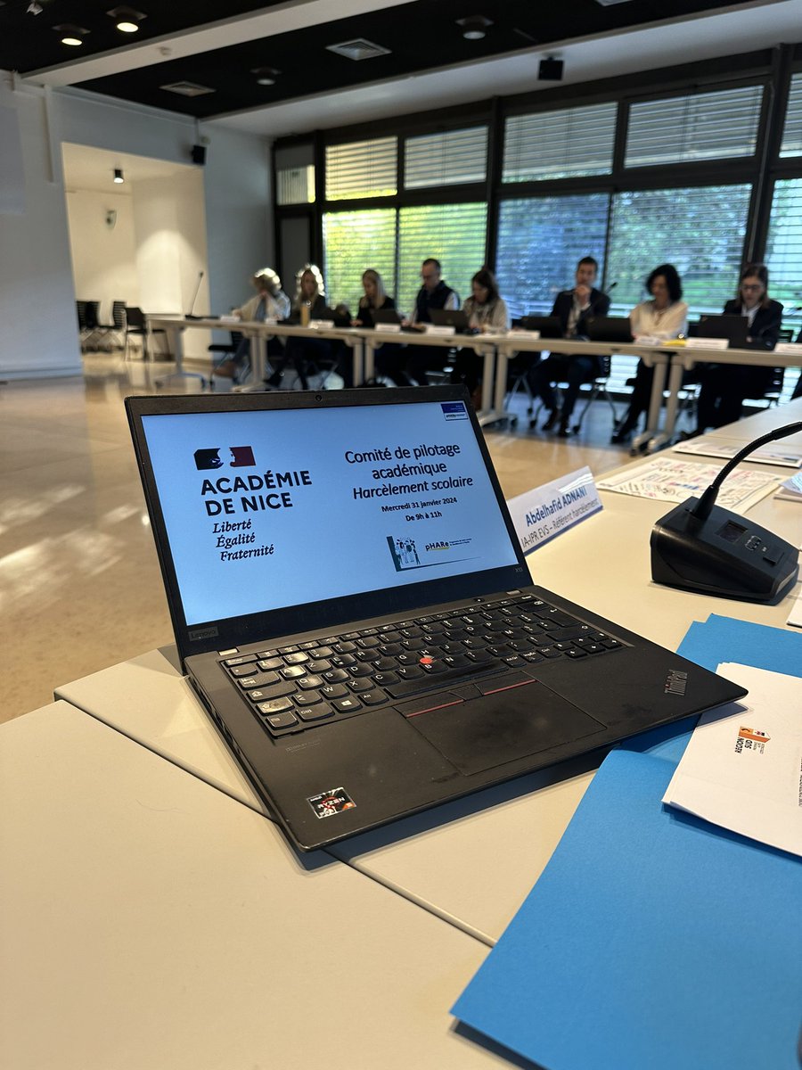 NatachaChicot's tweet photo. #NAH Installation du Premier Comité de pilotage de lutte contre le harcèlement scolaire de l’@AcademieNice. Une feuille de route ambitieuse pour le nouveau pôle académique, à l'œuvre depuis le 13 novembre 2023. https://t.co/IUVh354WBD