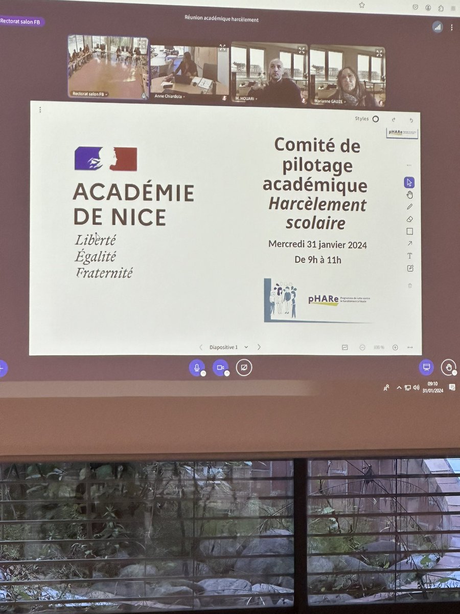 NatachaChicot's tweet photo. #NAH Installation du Premier Comité de pilotage de lutte contre le harcèlement scolaire de l’@AcademieNice. Une feuille de route ambitieuse pour le nouveau pôle académique, à l'œuvre depuis le 13 novembre 2023. https://t.co/IUVh354WBD
