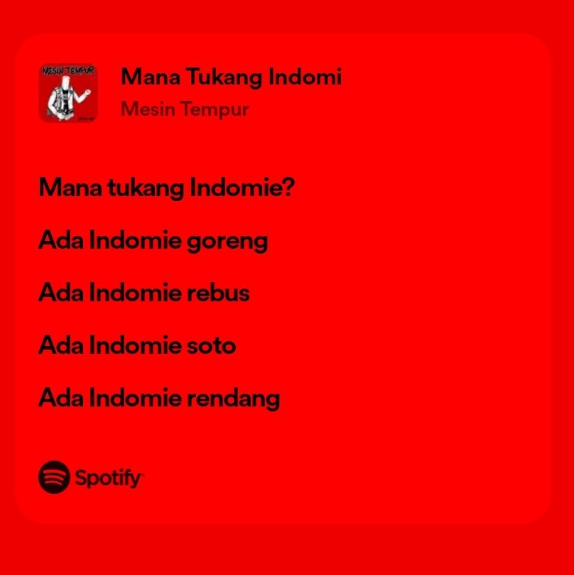 Alunanusantara's tweet photo. Salah satu alasan muter ulang terus menerus album Mesin Tempur karena liriknya yang jenius 🤯

Aku justru belajar banyak hal soal nilai2 kehidupan dari lirik-liriknya Mesin Tempur https://t.co/UfW2yuc9Wd