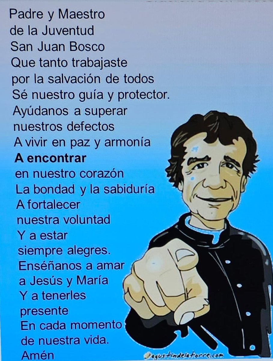 Feliz día a toda la Familia Salesiana