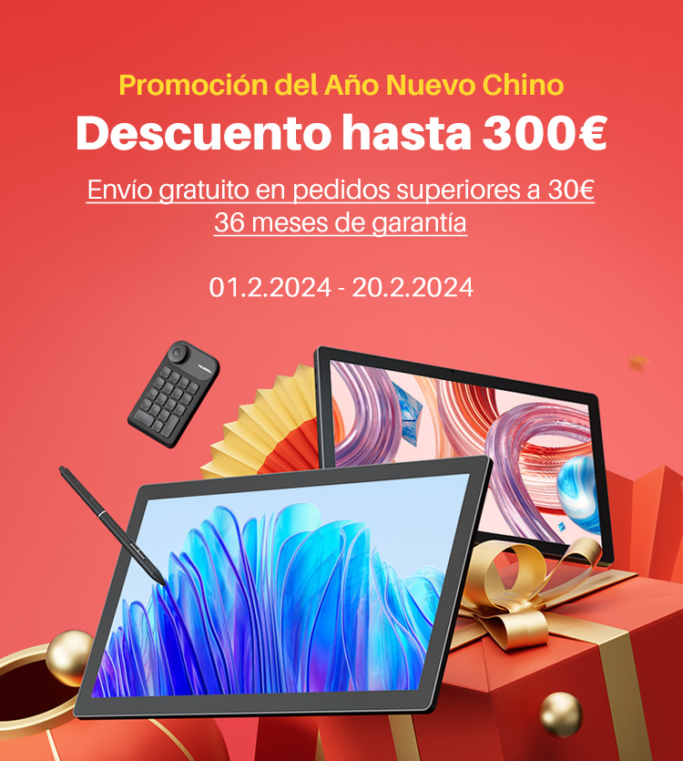 🔥#huionnewyearsale

🎁¡Rebajas de Año Nuevo llega!

🌟HASTA 300€ DE DESCUENTO en algunos productos.

🛒Fecha: 2. 1 -  2. 20

📍Entra por el enlace abajo para chequear: store.huion.com/es/

#huion #huiondescuento #tabletadeventa #tabletonsale #tabletagráfica #tableta2024