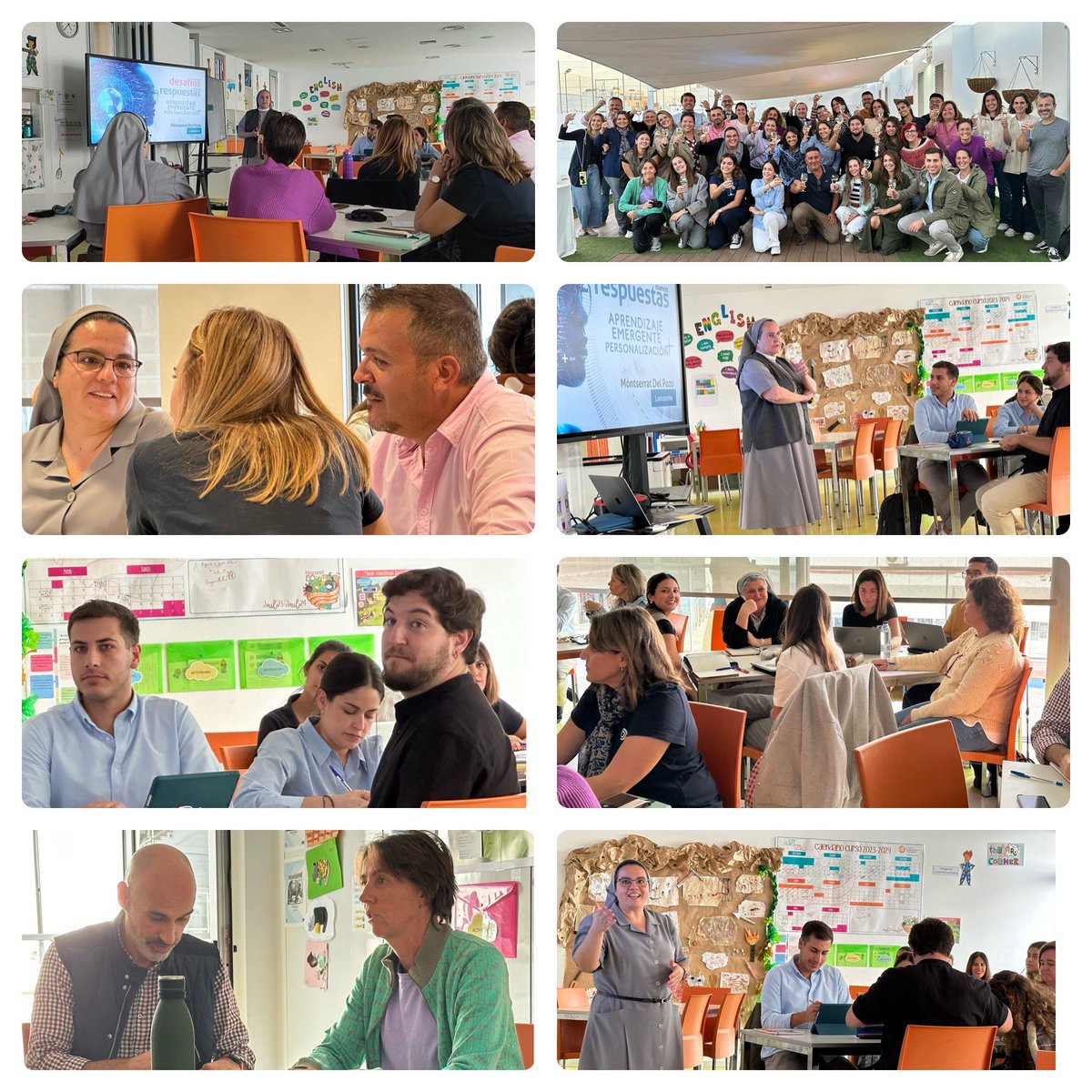 Profesores atentos a la necesidad del cambio, entregados al proyecto educativo y capaces de generar cambio y transformación en la aulas #NazaretFamilia