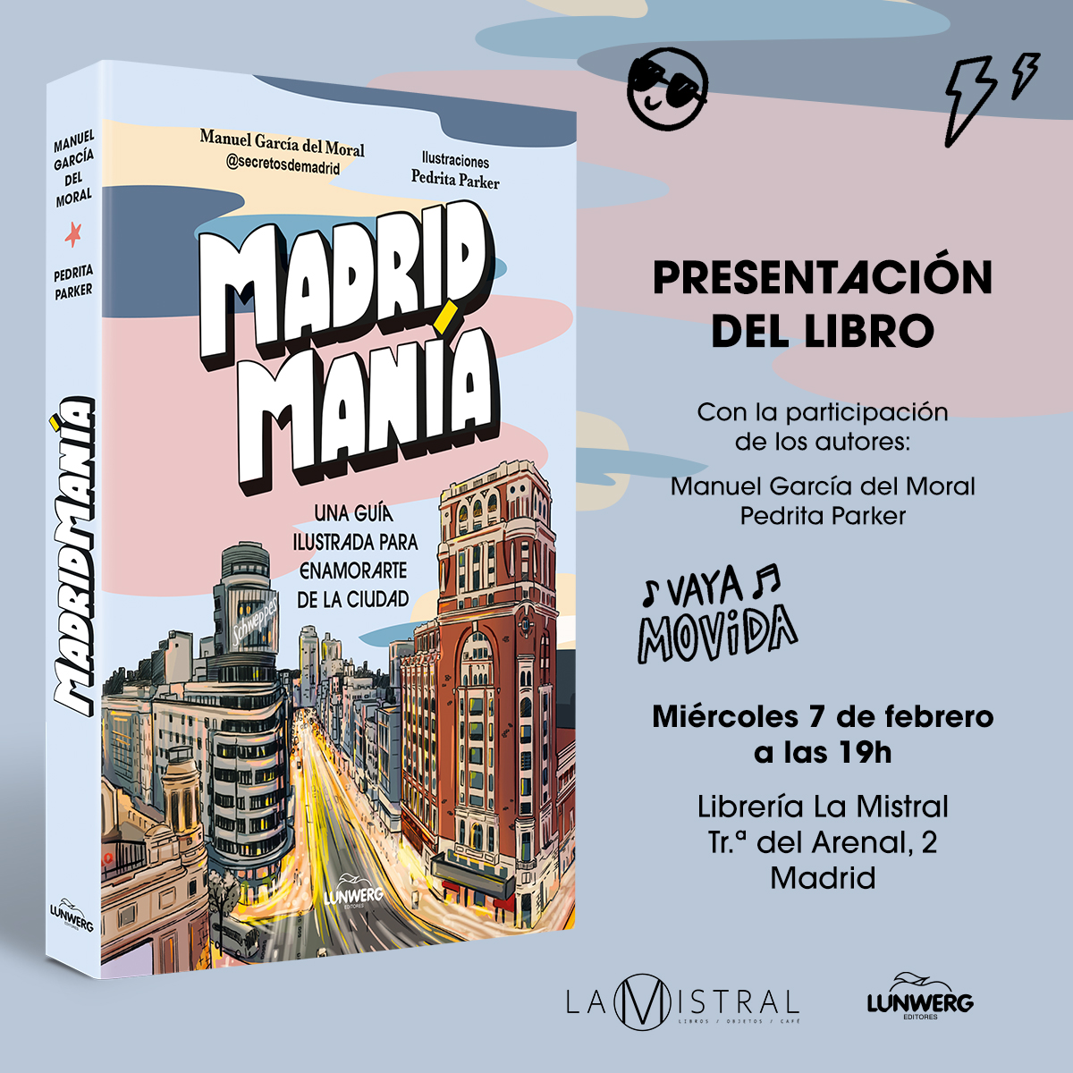 SecretosdeMadrid on X: ¡PRESENTACIÓN DE MADRID MANÍA! El miércoles 7 de  febrero lo vamos a pasar genial hablando de Madrid y lo que surja en la  presentación de mi último libro, estaré