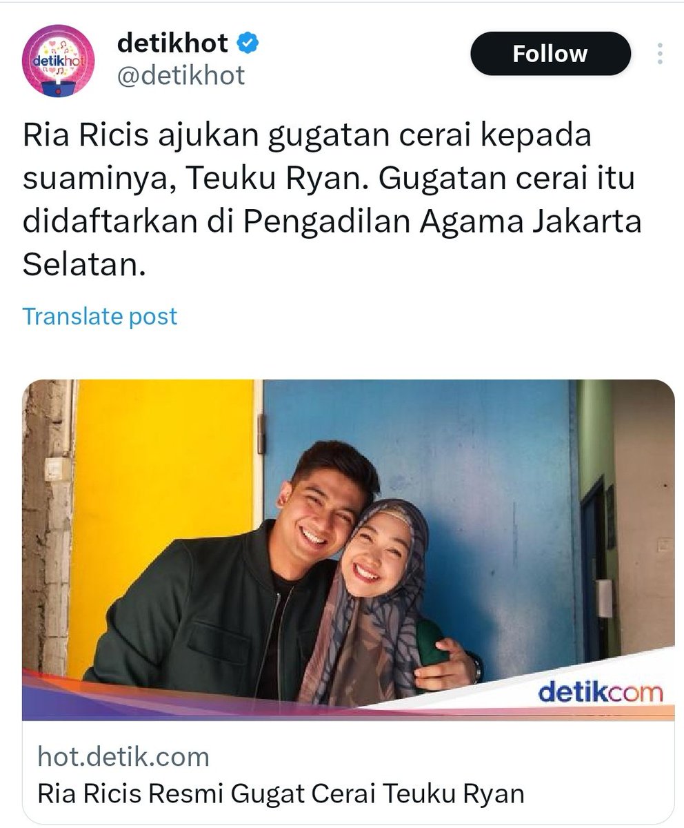 Official: Ria Ricis gugat cerai suaminya sendiri! Teuku Ryan.