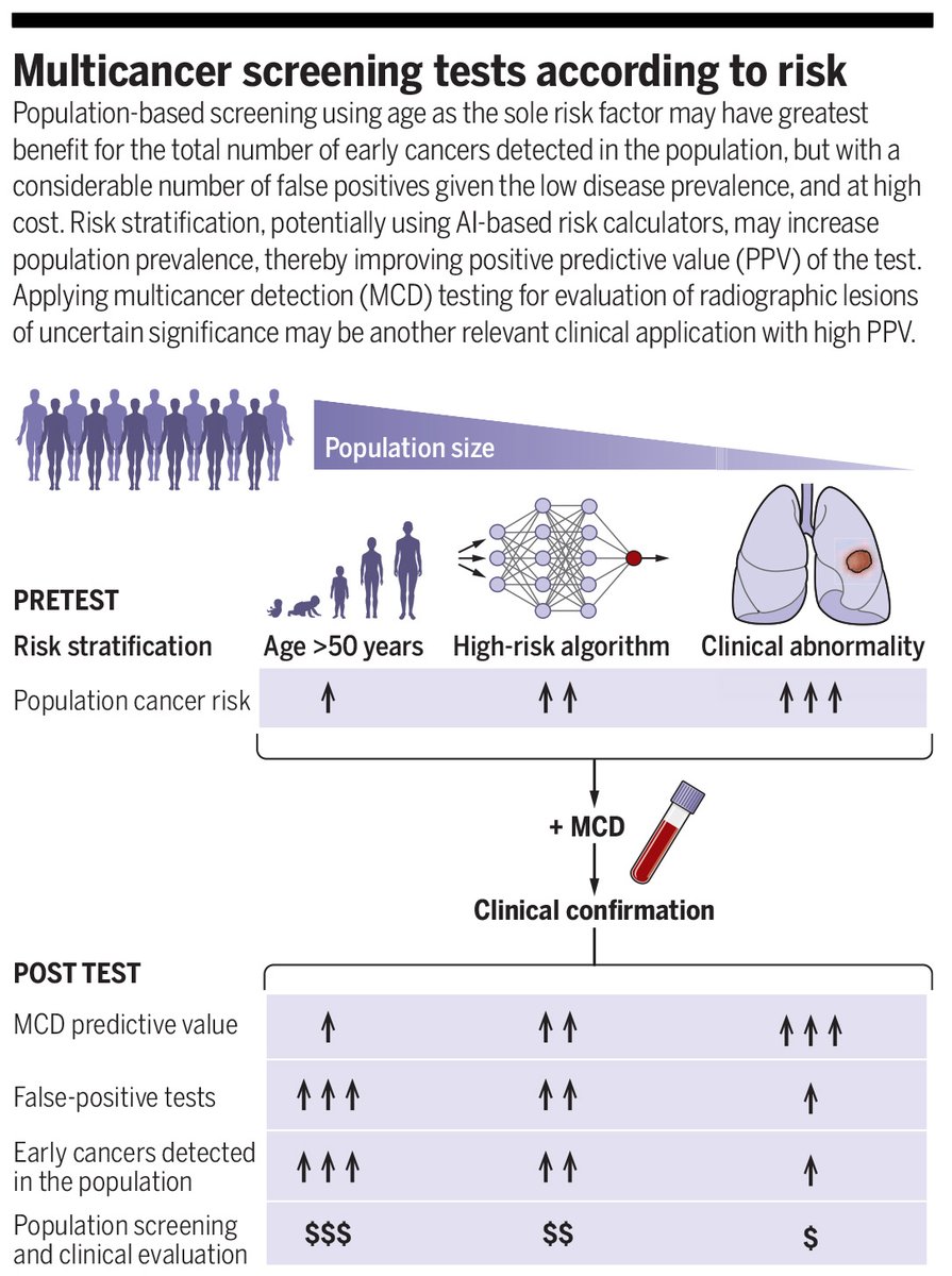ScienceMagazine's tweet photo. "The recent development of blood-based multicancer detection assays, together with advances in imaging and #AI algorithms, have the potential to transform early cancer detection," argues a new #SciencePerspective.

Learn more: https://t.co/IbkSY1qSx2 https://t.co/3k15otycX2