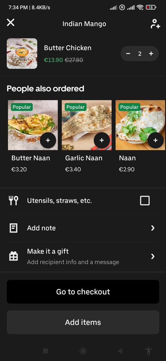 LoSaxena's tweet photo. 🚨 Attention Twitter! 🚨 Beware of @UberEats scam alert! 😡 Ordered a BOGO deal, got charged double - €27.80 instead of €13.90🤯 Cancelled immediately, reported 3 times on the app and Twitter, but all I got was a generic response. 🤷‍♂️ #UberEatsScam #CustomerServiceFail #NotCool https://t.co/55sLAHzh5s