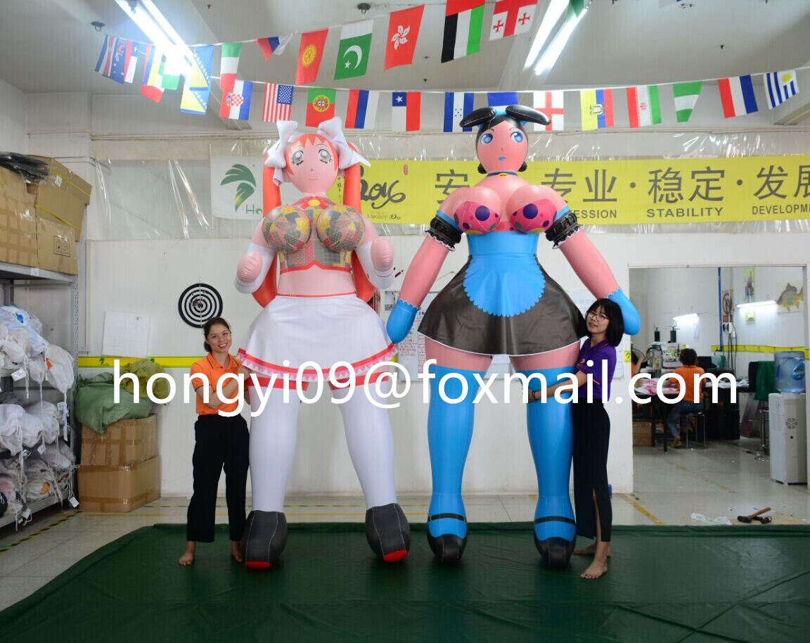 Customized inflatable girls, more info, DM or email me:hongyi09@foxmail.com
#inflatable #inflation #bouncy #squeaky #inflatableanimals #inflatablecartoon #hongyi #custom