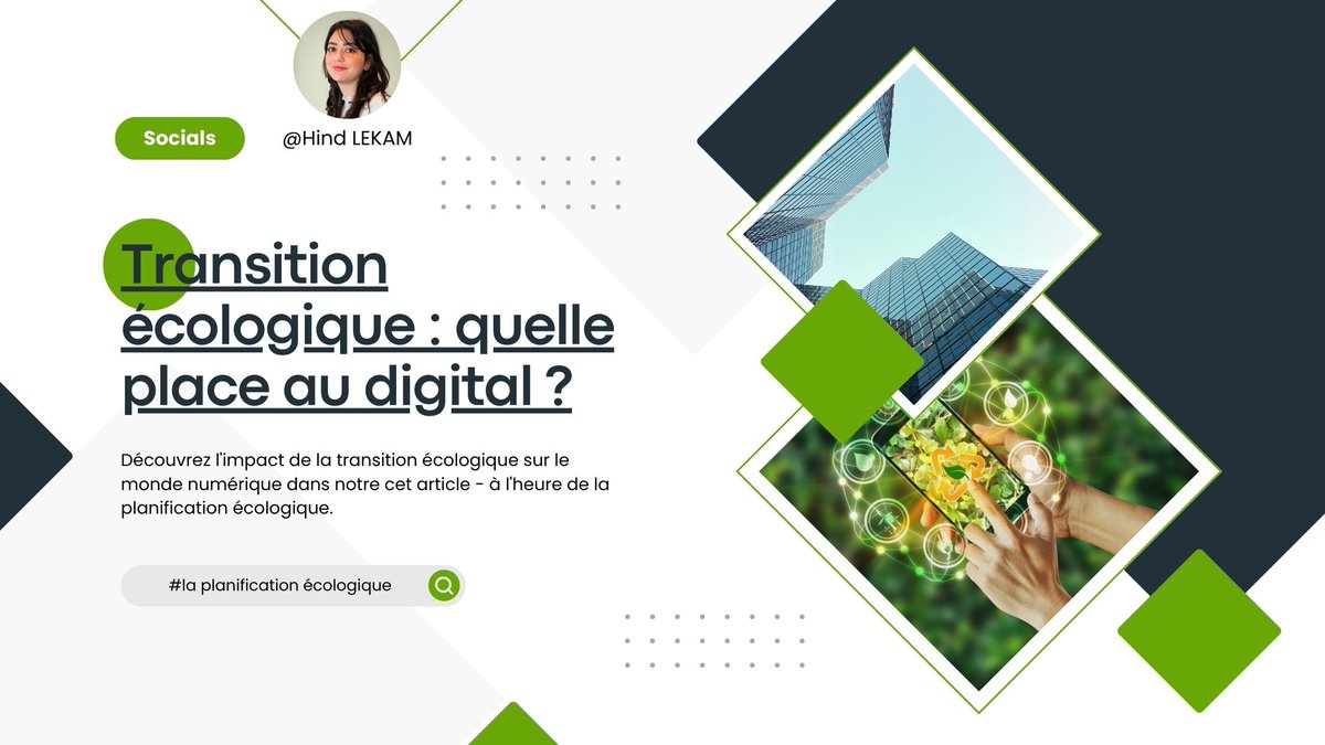 Planification écologique et digitale buff.ly/3EZfQVC