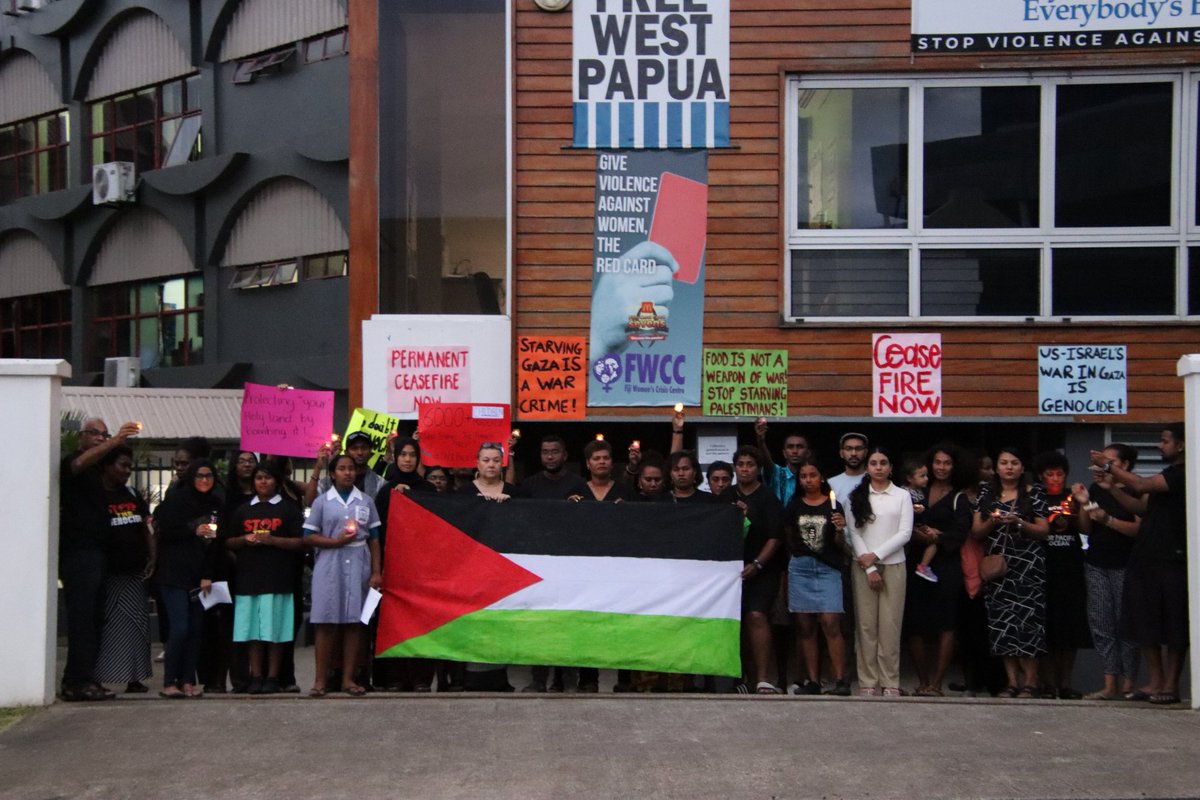 Join the NGO Coalition on Human Rights and our allies from 5.30pm tomorrow at the Fiji Women's Crisis Centre Office at 88 Gordon Street in Suva for our weekly

#ThursdaysInBlack vigil and rally in solidarity with the people of Palestine. 

#Fiji4Palestine #FreePalestine