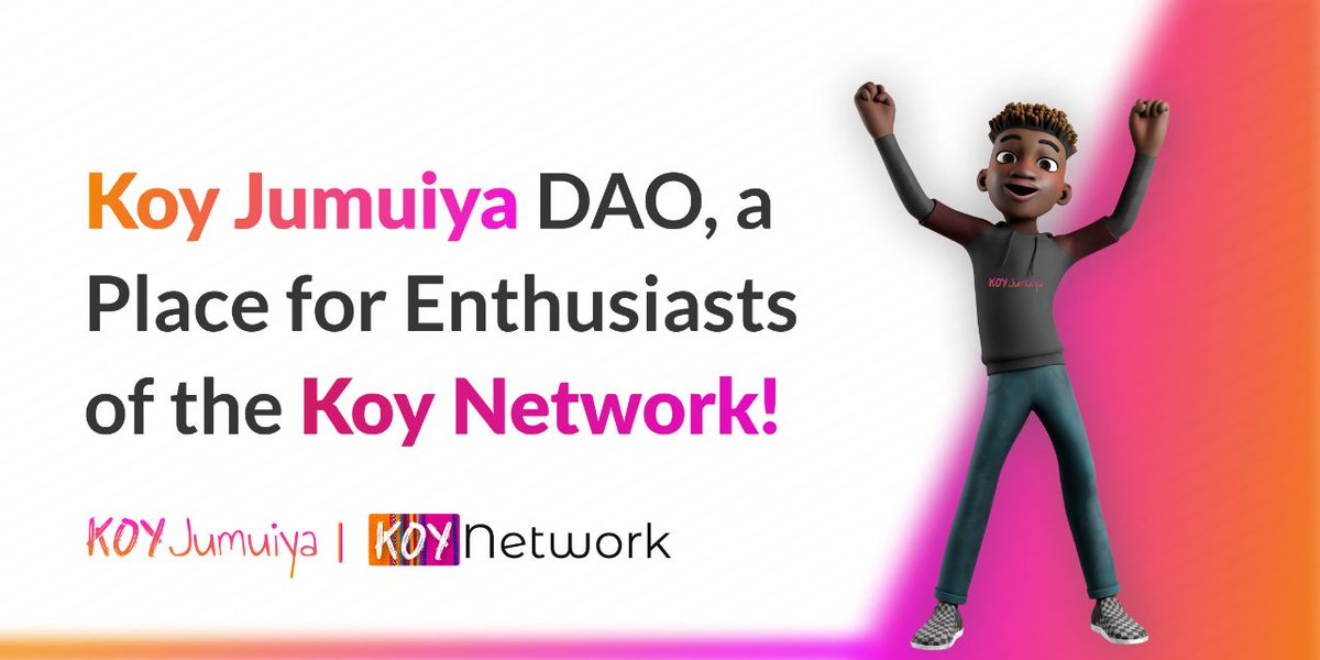 KOYJumuiyaFR's tweet image. Au tour de #KoyNetwork s'est constitué une formidable communauté d'adeptes du numérique, #Koyjumuiya #DAO, pour faire connaître davantage ce véritable outil numérique qui va changer le visage de l'Afrique en terme de prestation de services financiers. 

Rejoignez nous

#numerique