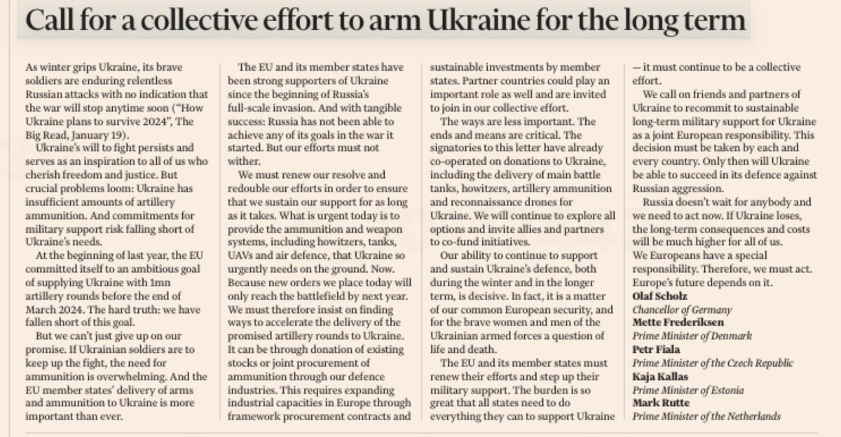 Katja Leikert (@kleikert) on Twitter photo Ein lobenswerter Aufruf von <a href="/OlafScholz/">Olaf Scholz</a> für eine stärkere, europäische Unterstützung für die #Ukraine. Es wäre allerdings noch glaubwürdiger, wenn Scholz nicht selbst immer wieder bremsen würde, wie aktuell bei der Lieferung von #Taurus. Hier könnte er ein starkes Zeichen setzen. Ein lobenswerter Aufruf von <a href="/OlafScholz/">Olaf Scholz</a> für eine stärkere, europäische Unterstützung für die #Ukraine. Es wäre allerdings noch glaubwürdiger, wenn Scholz nicht selbst immer wieder bremsen würde, wie aktuell bei der Lieferung von #Taurus. Hier könnte er ein starkes Zeichen setzen.