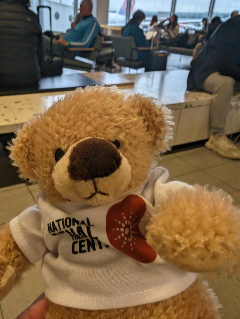 He's on a journey again. Where could he possibly be going to now. #ahusbear #ahusnewcastle #newcastlehospitals