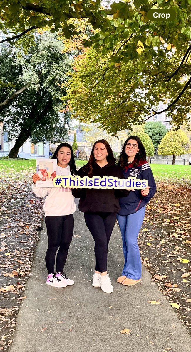 MIEEdStudies's tweet photo. Our students can pursue a range of work placement & graduate opportunities @MIEEdStudies @MarinoInstitute
▶️ Community Ed Settings
▶️ Learning & Development
▶️ Adult & Youth settings
▶️ Ed Research & policy
▶️ Development Ed, NGOs
#CAO2024 #ThisIsEdStudies https://t.co/PoDtyr4QgB