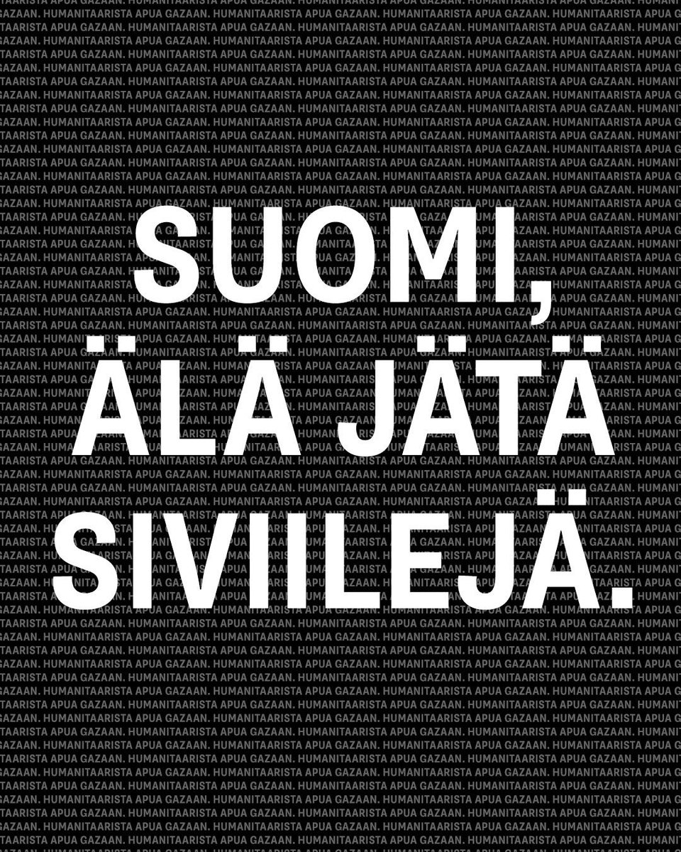 Vetoamme yhdessä yli 40 kansalaisjärjestön kanssa: YK:n palestiinalaispakolaisten avustusjärjestön UNRWA:n rahoitusta on jatkettava. Avun katkaiseminen äärimmäisessä ahdingossa eläviltä siviileiltä on julmaa ja moraalisesti väärin. #UNRWA #Gaza 1/8